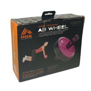 RBX Core Training Ab Wheel Pink New